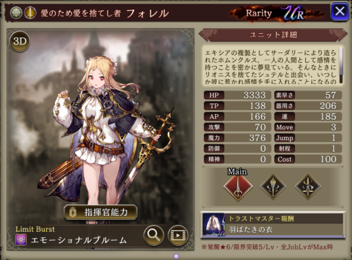 【FFBE幻影戦争】フォレルの評価&MAXステータス/アビリティ詳細